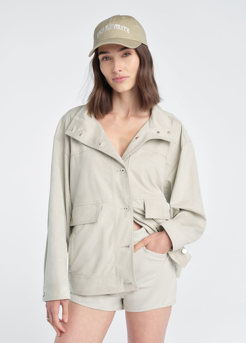 THE VEGAN SUEDE MARGOT JACKET 6