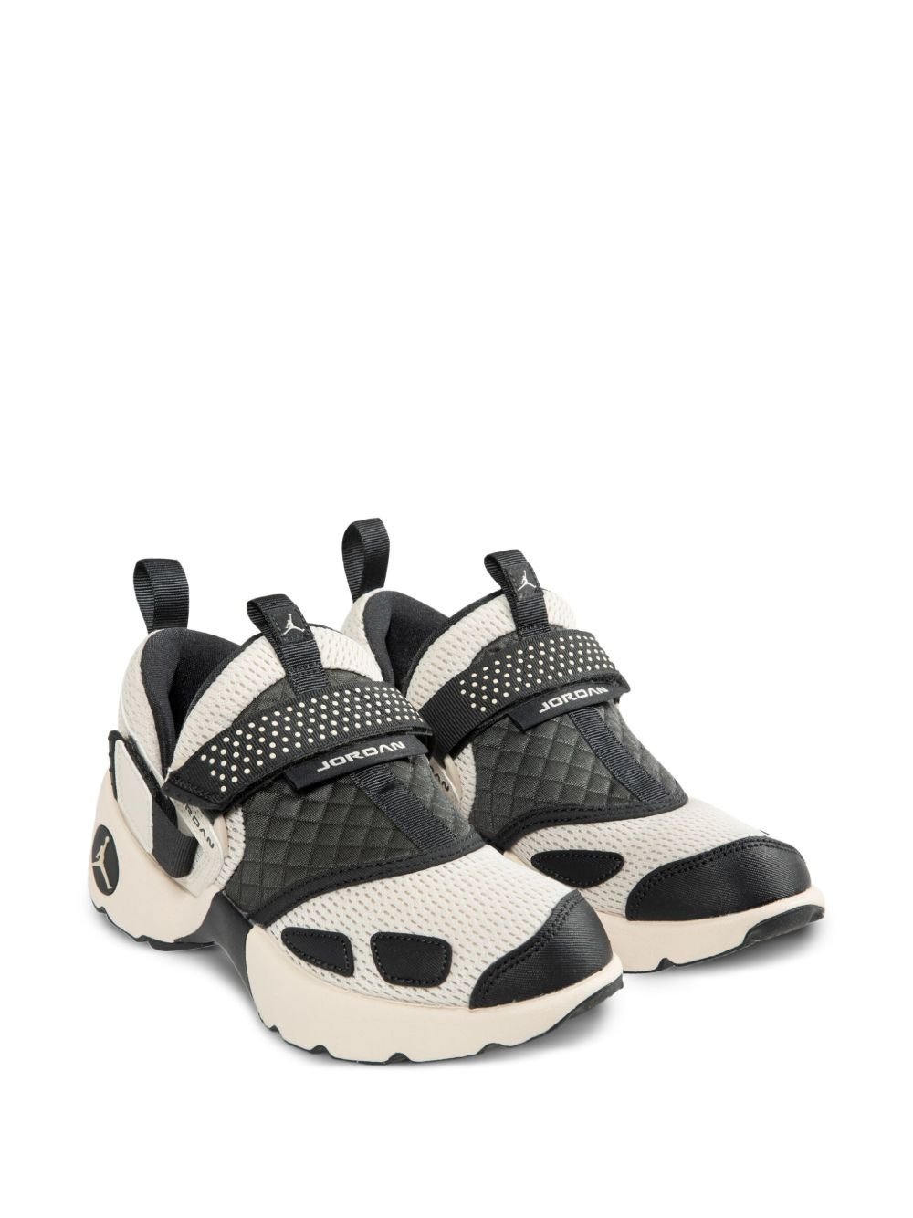 strap detail quilted sneakers - 2