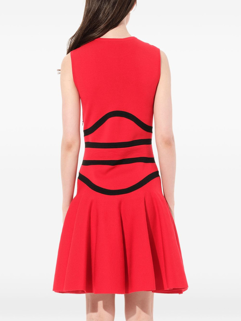 cut-out intarsia-knit mini dress 4