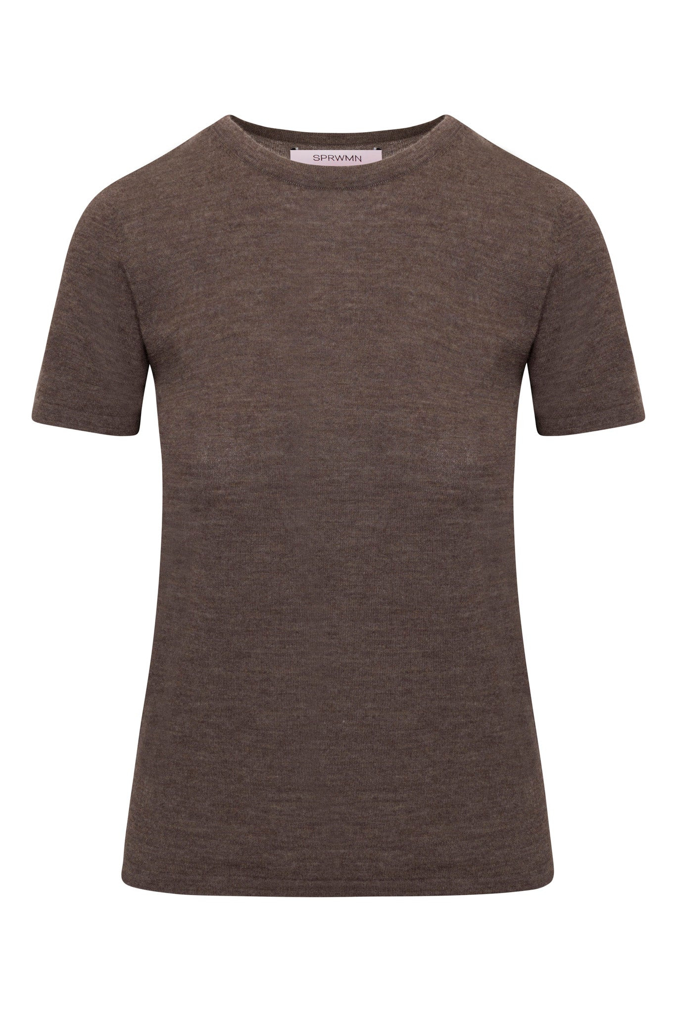 HEATHER BROWN ULTRA FINE CASHMERE TEE - 6
