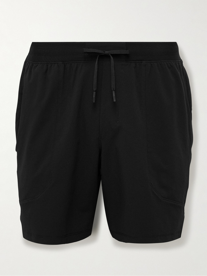 License to Train Straight-Leg 7" Stretch Recycled-Shell Drawstring Shorts 1