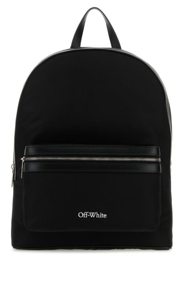 Black nylon Core backpack - 1