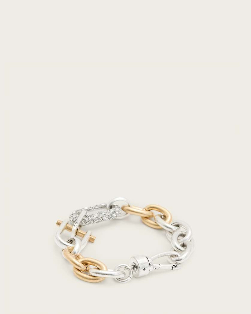 CADENCE TWO TONE CHAIN BRACELET 4