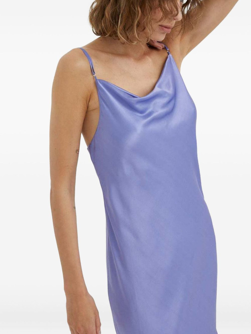 spaghetti-strap cowl-neck mini dress 4