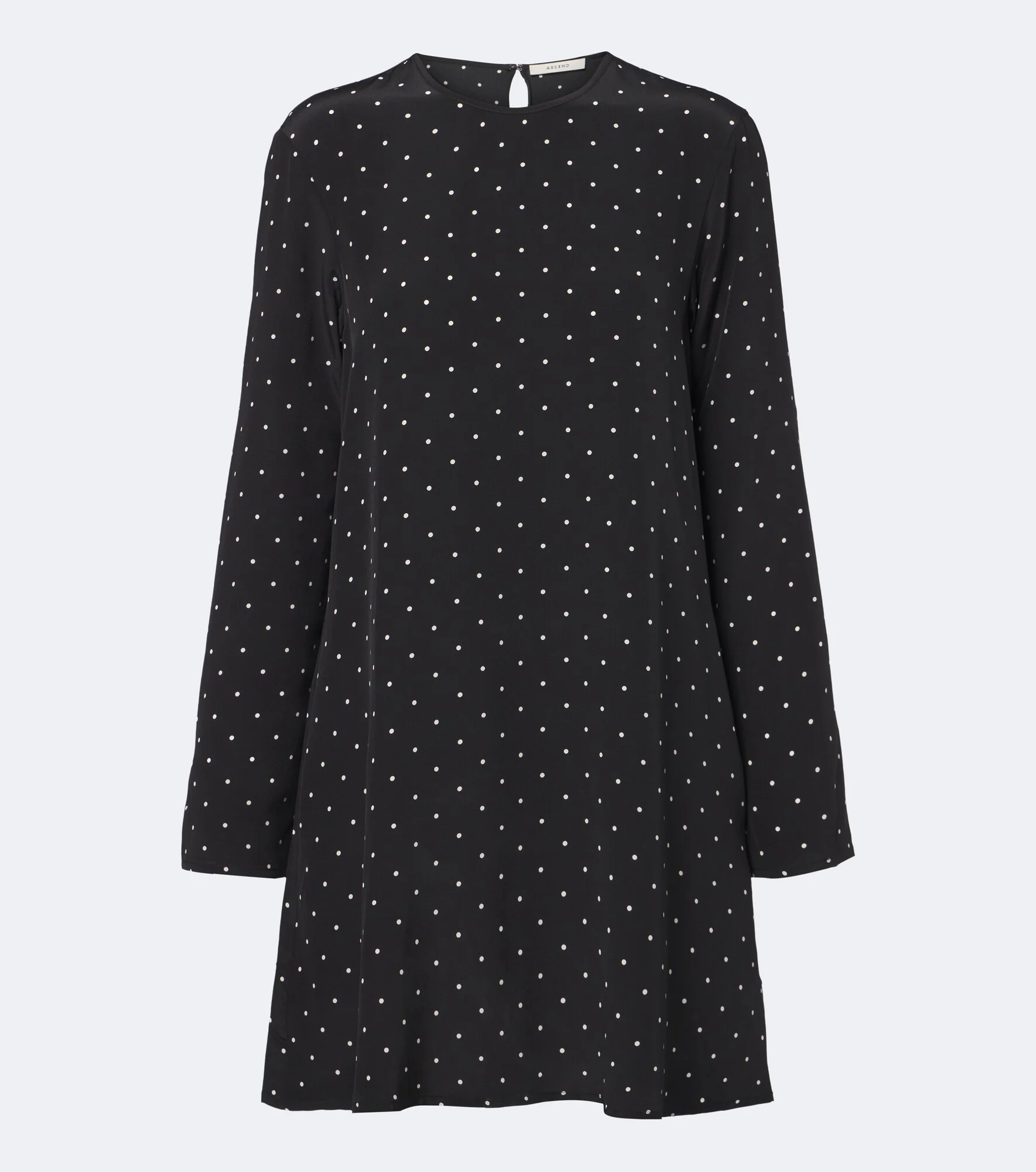 Larissa polka-dot silk minidress - 1