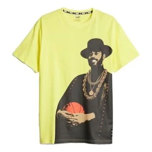 PUMA Franchise Basketball Graphic Tee 'Yellow' 622029-01 - 1