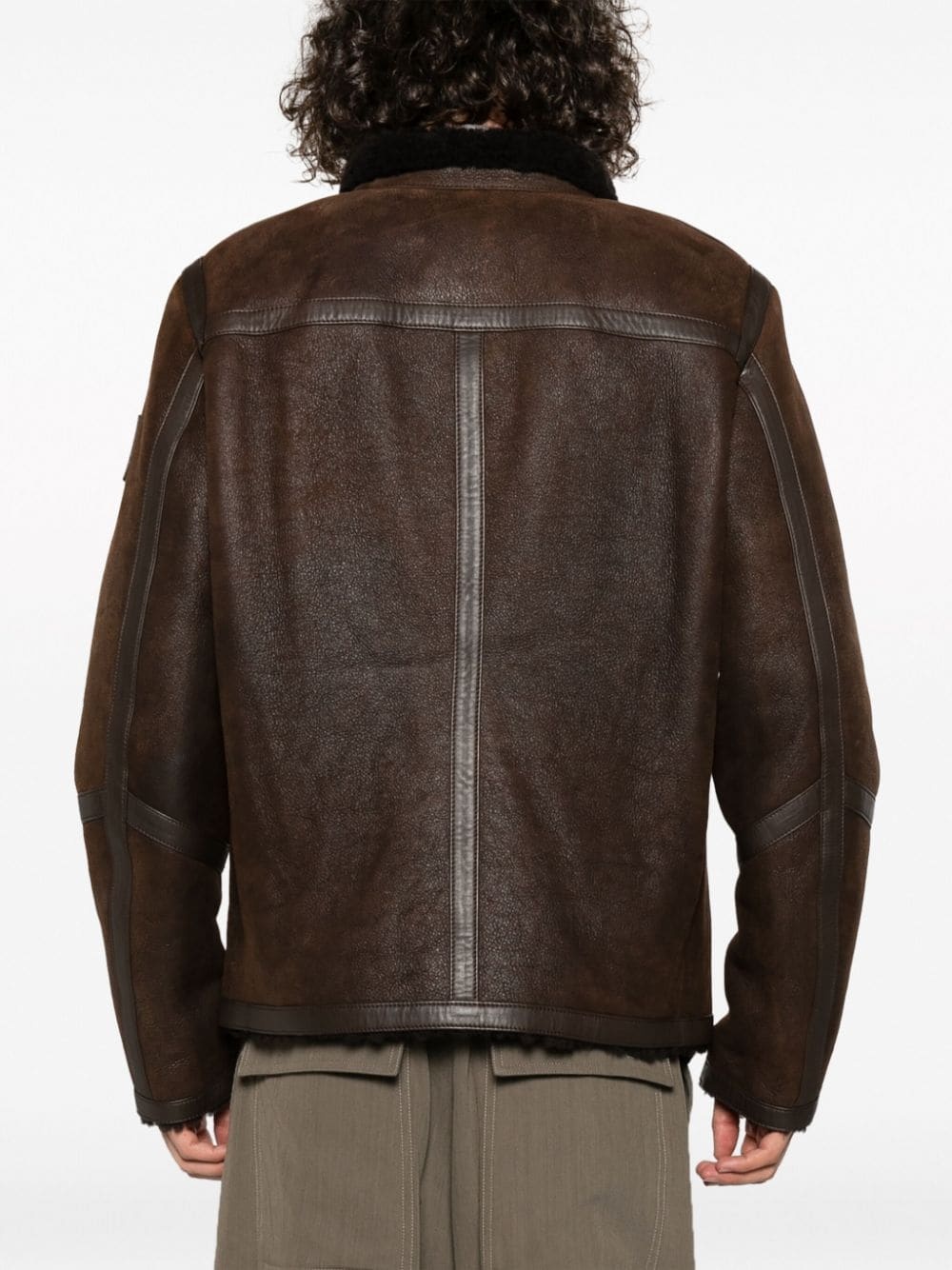 Tundra zip-up leather jacket - 4