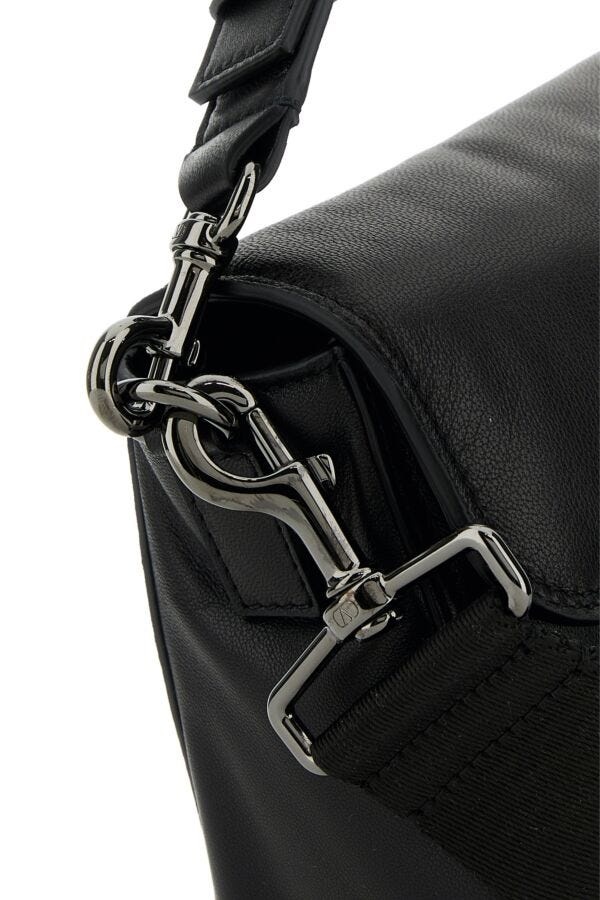 Black leather Locò handbag - 4