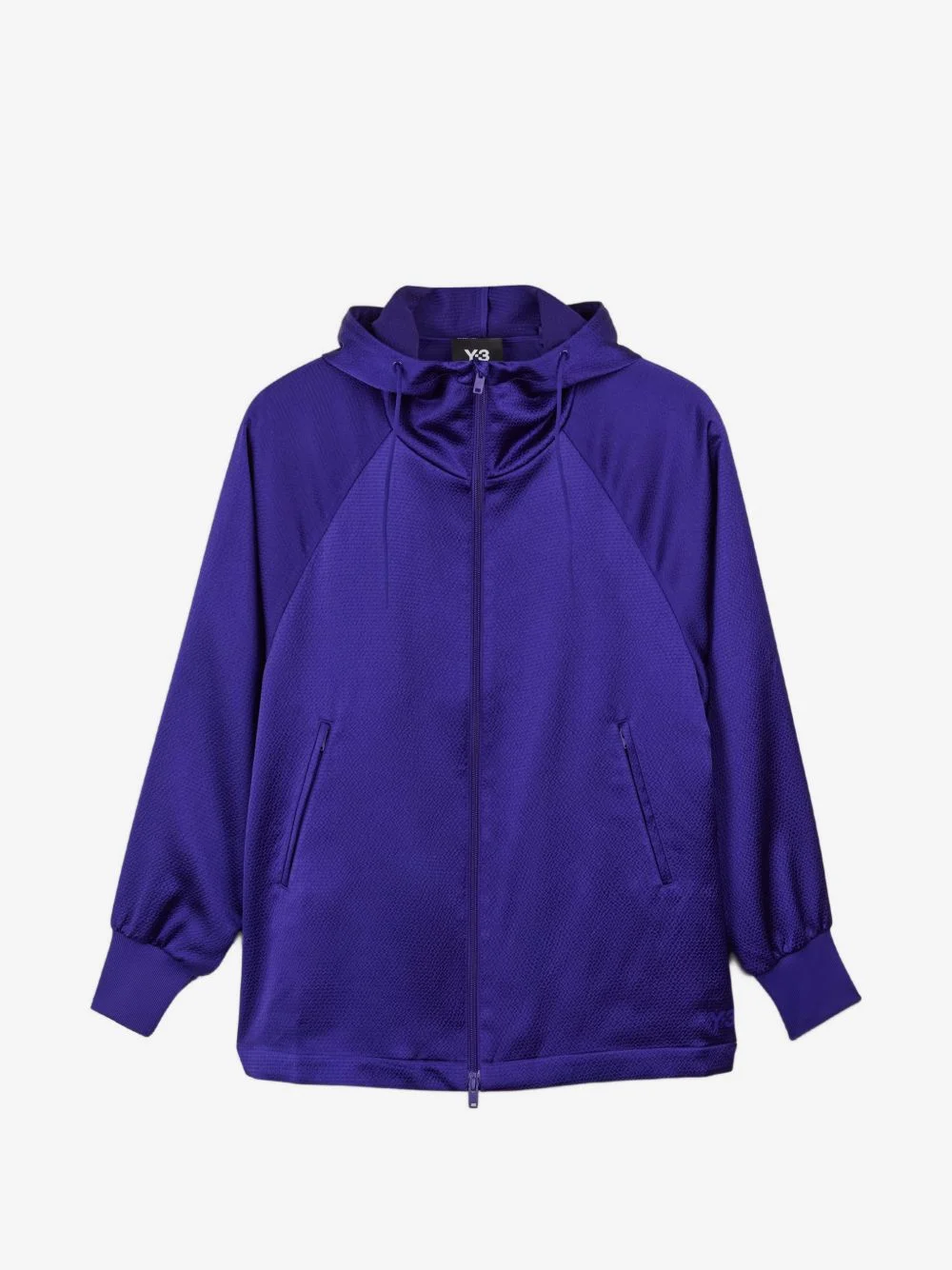 hooded raglan-sleeve jacket - 1