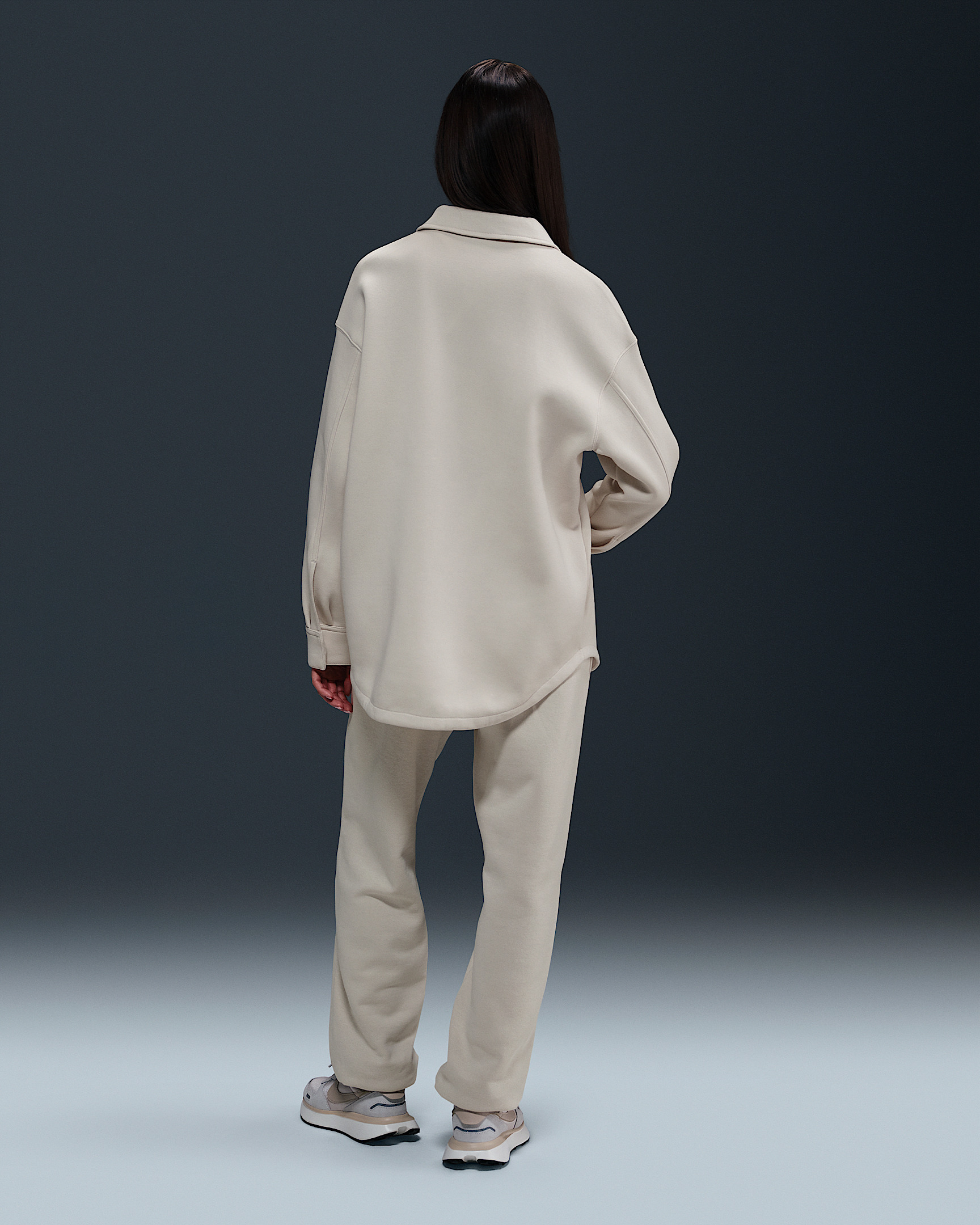 Nike Sportswear Phoenix Fleece Women's Oversized Shirt Jacket - 5