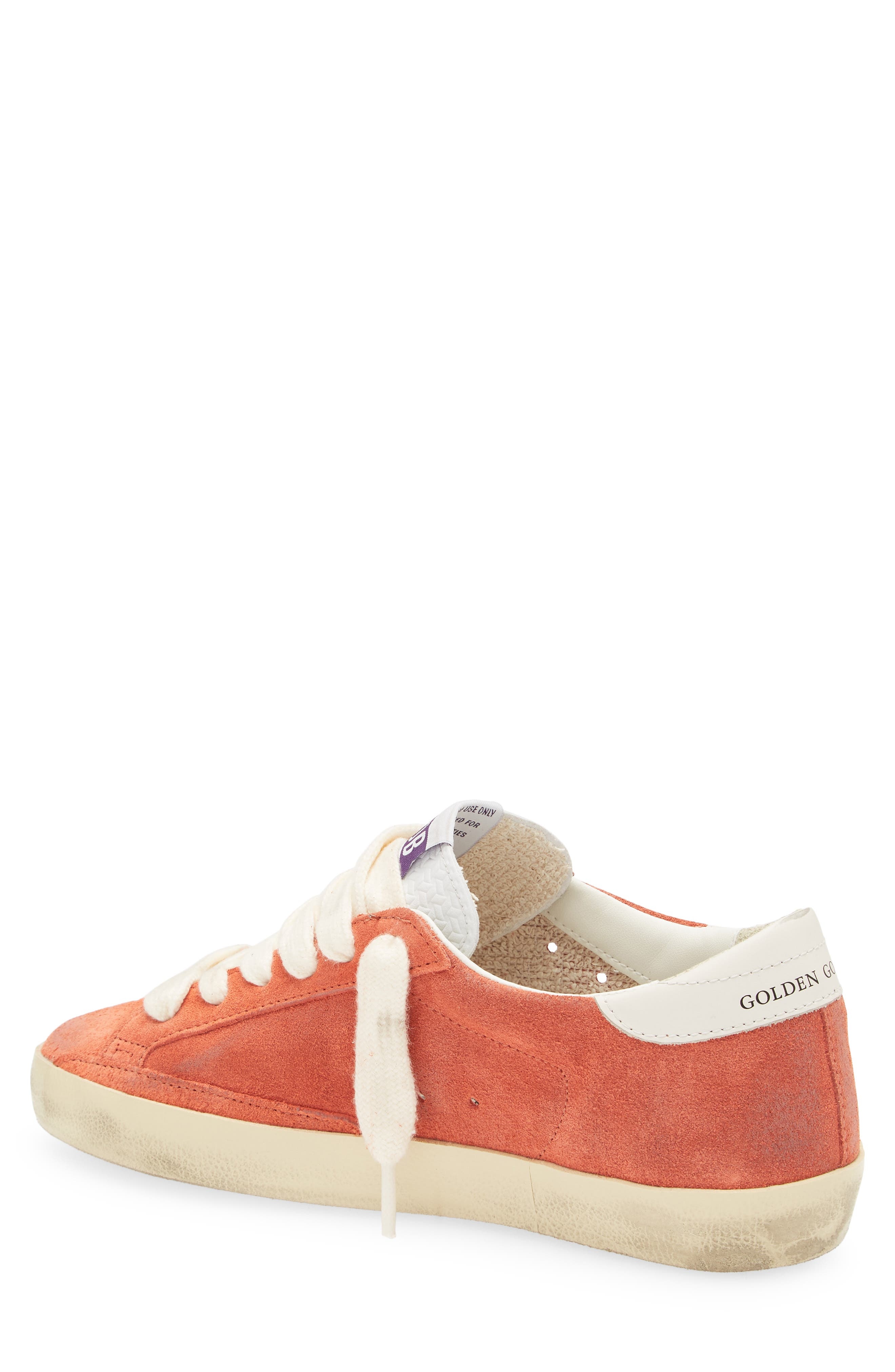 Golden Goose Super-Star Low Top Sneaker in Coral/Milk at Nordstrom - 2