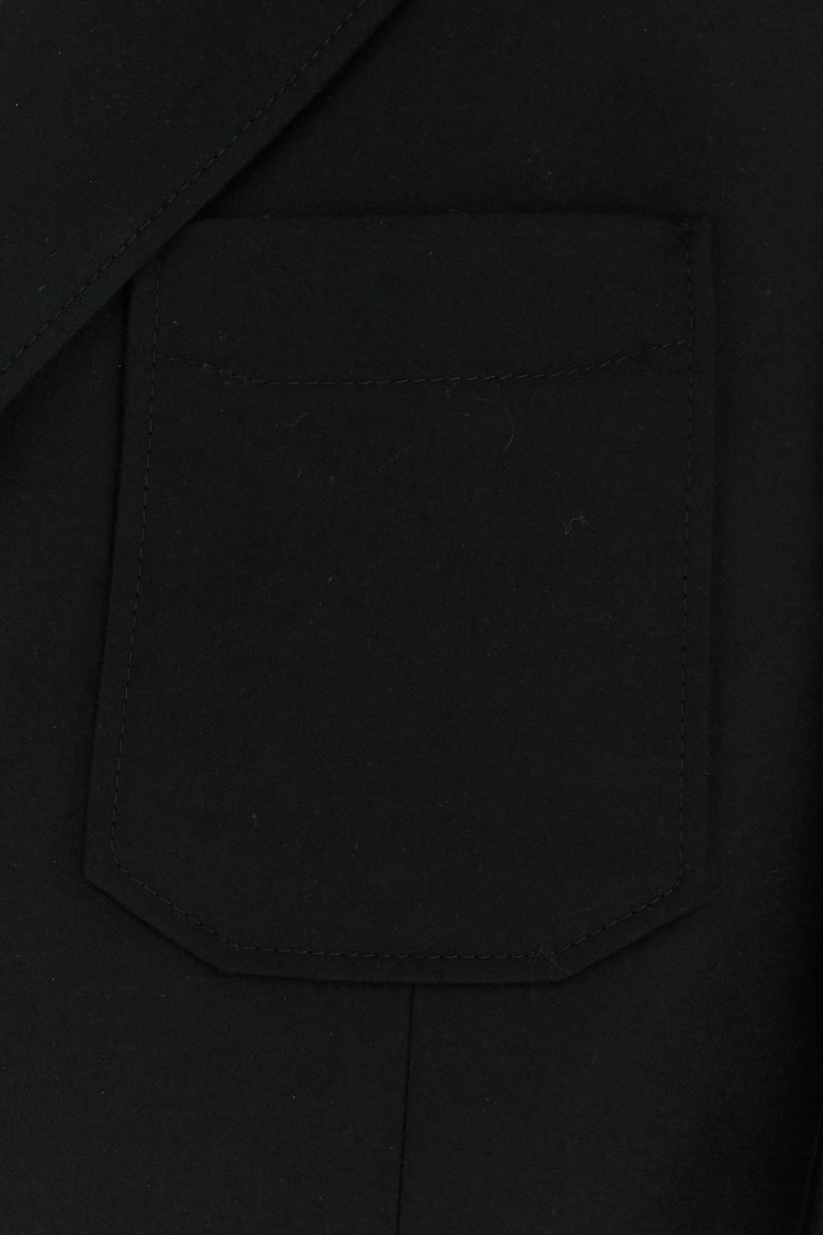 Black wool blazer - 3