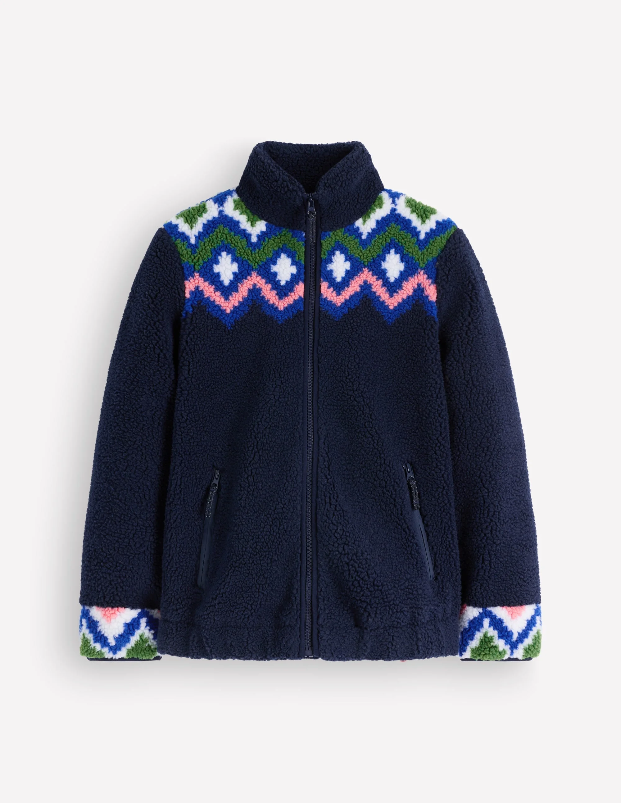 Alnwick Borg Jacket-French Navy, Geo Dream - 1