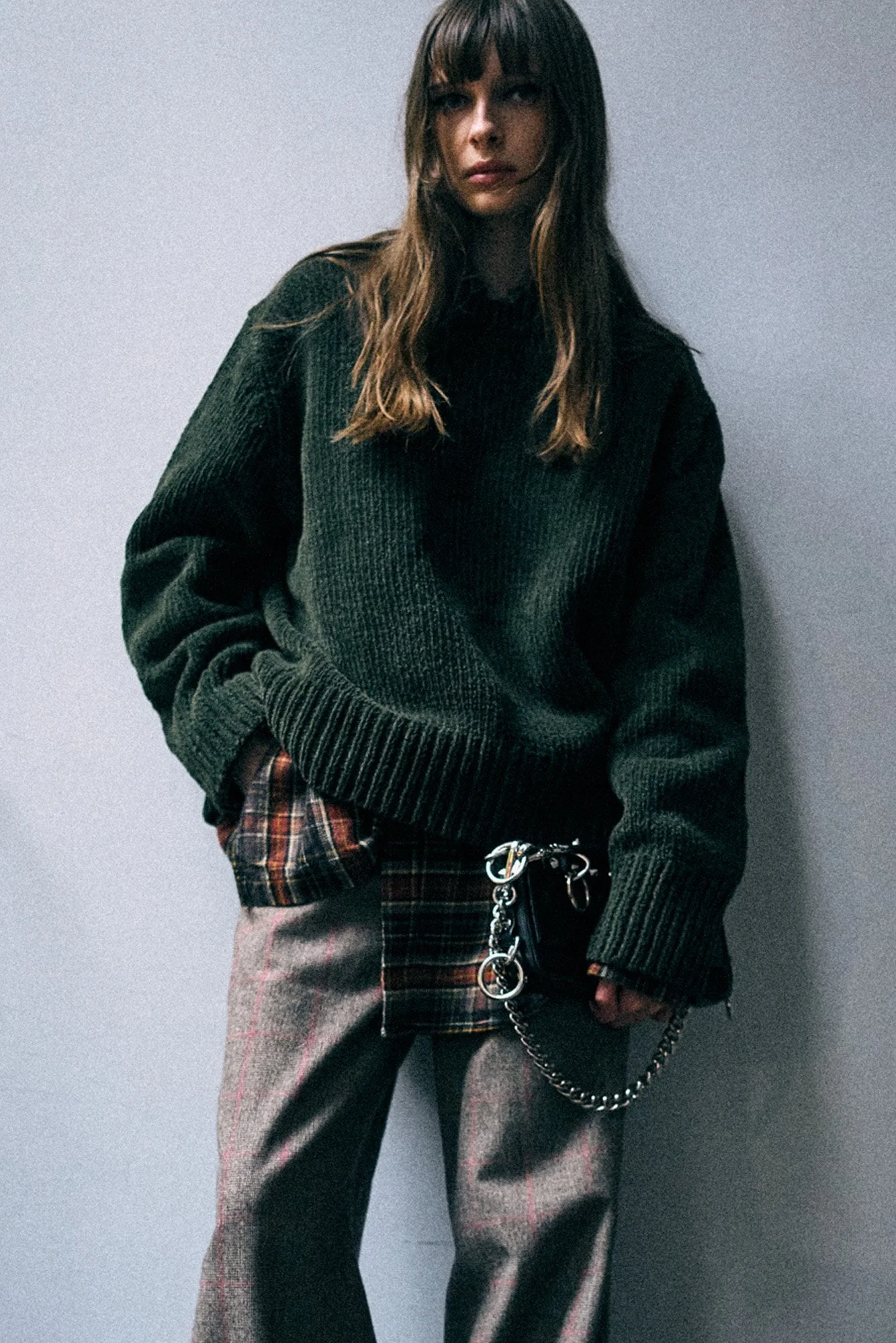 Boxy Crewneck Sweater - 1