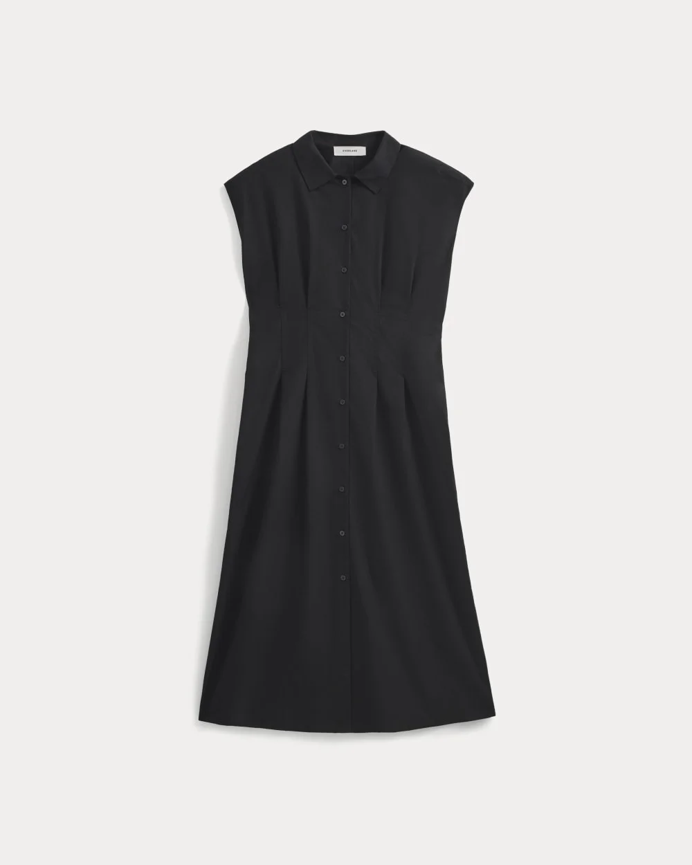 MUSCLE SHIRTDRESS IN LIGHTWEIGHT COTTON - 1