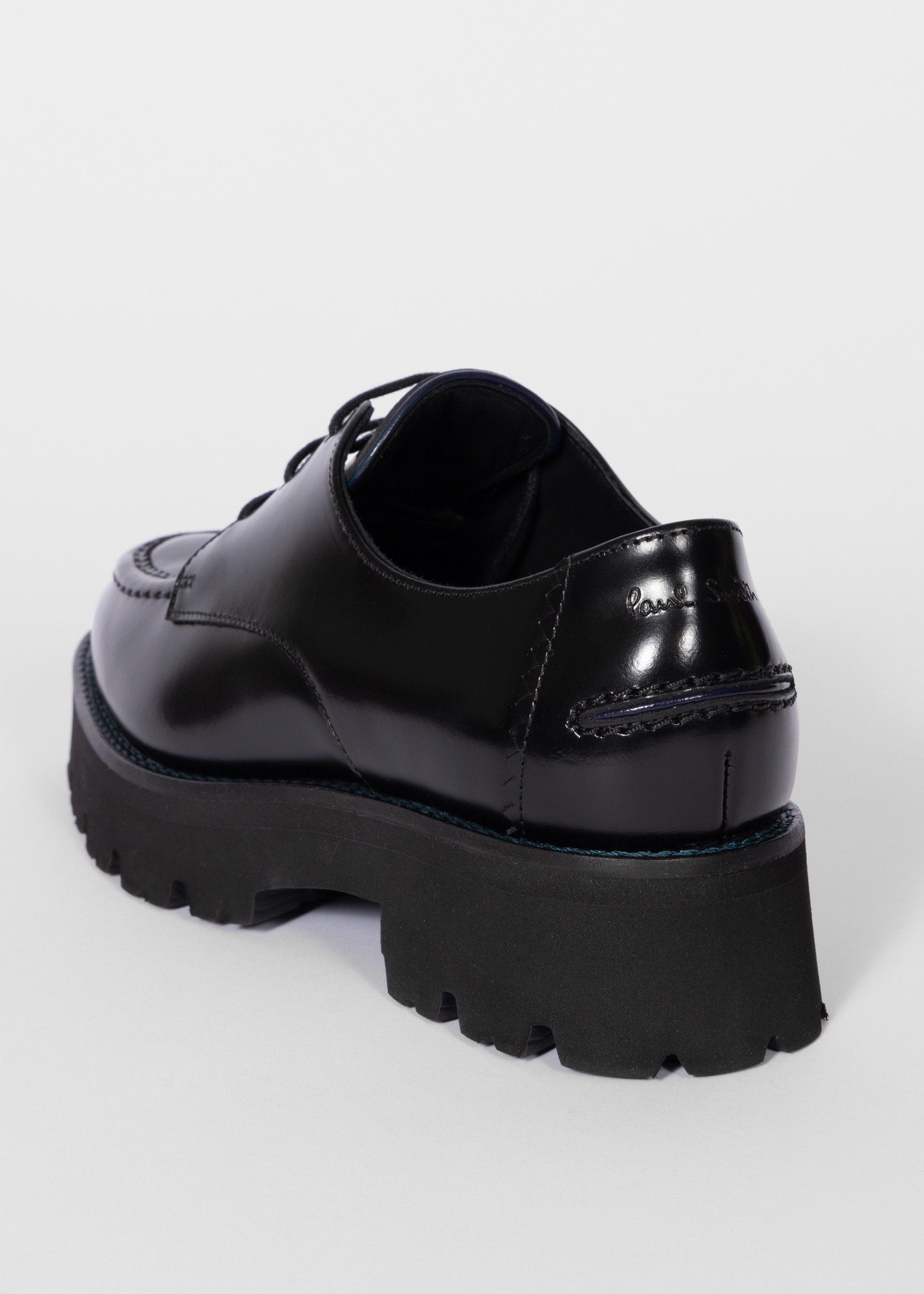 Women's Black Leather 'Aspen' Shoes - 3