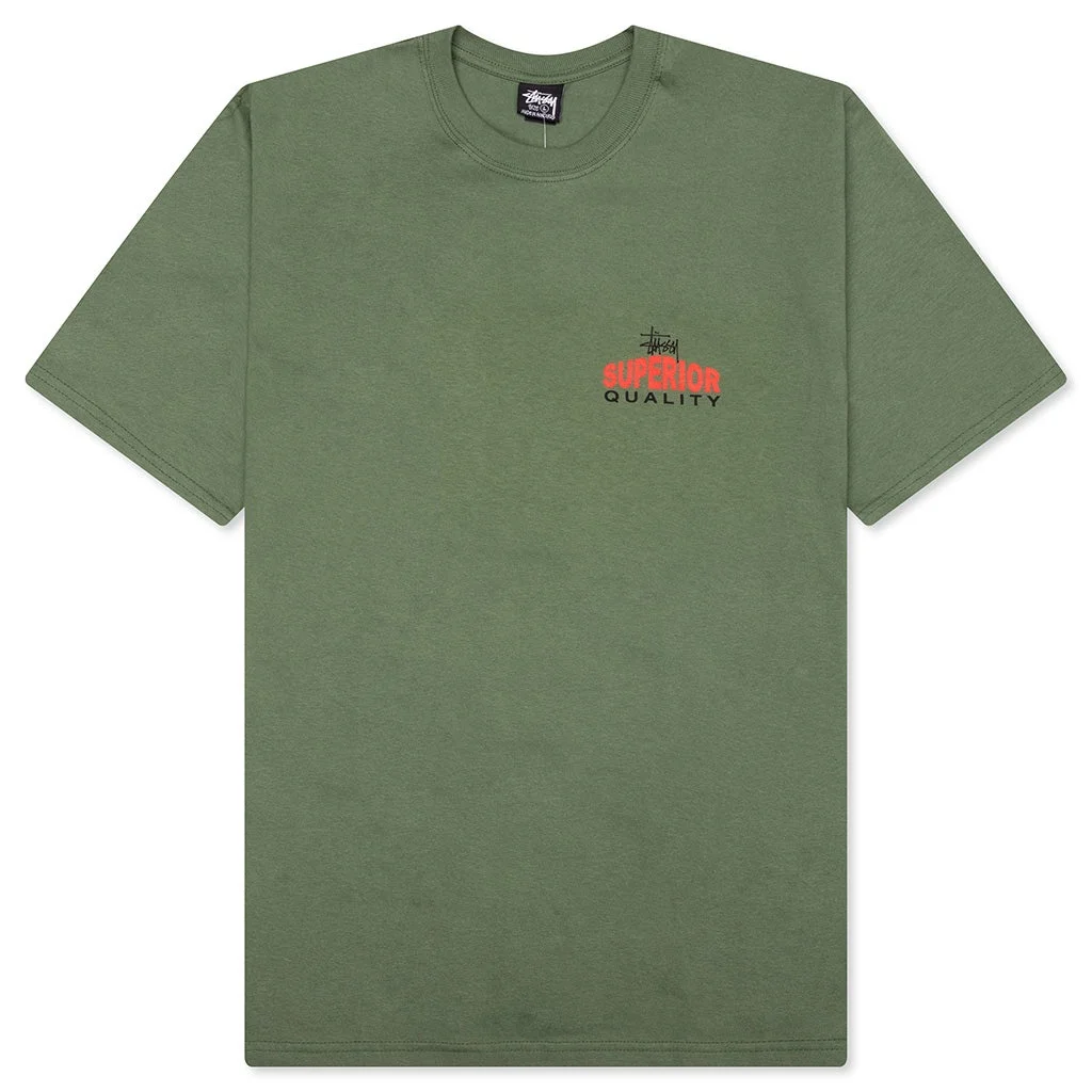 SUPERIOR QUALITY TEE - OLIVE - 1