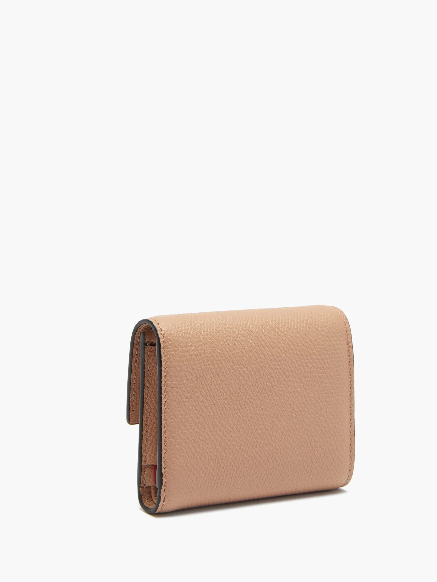 V-sling grained-leather wallet - 3