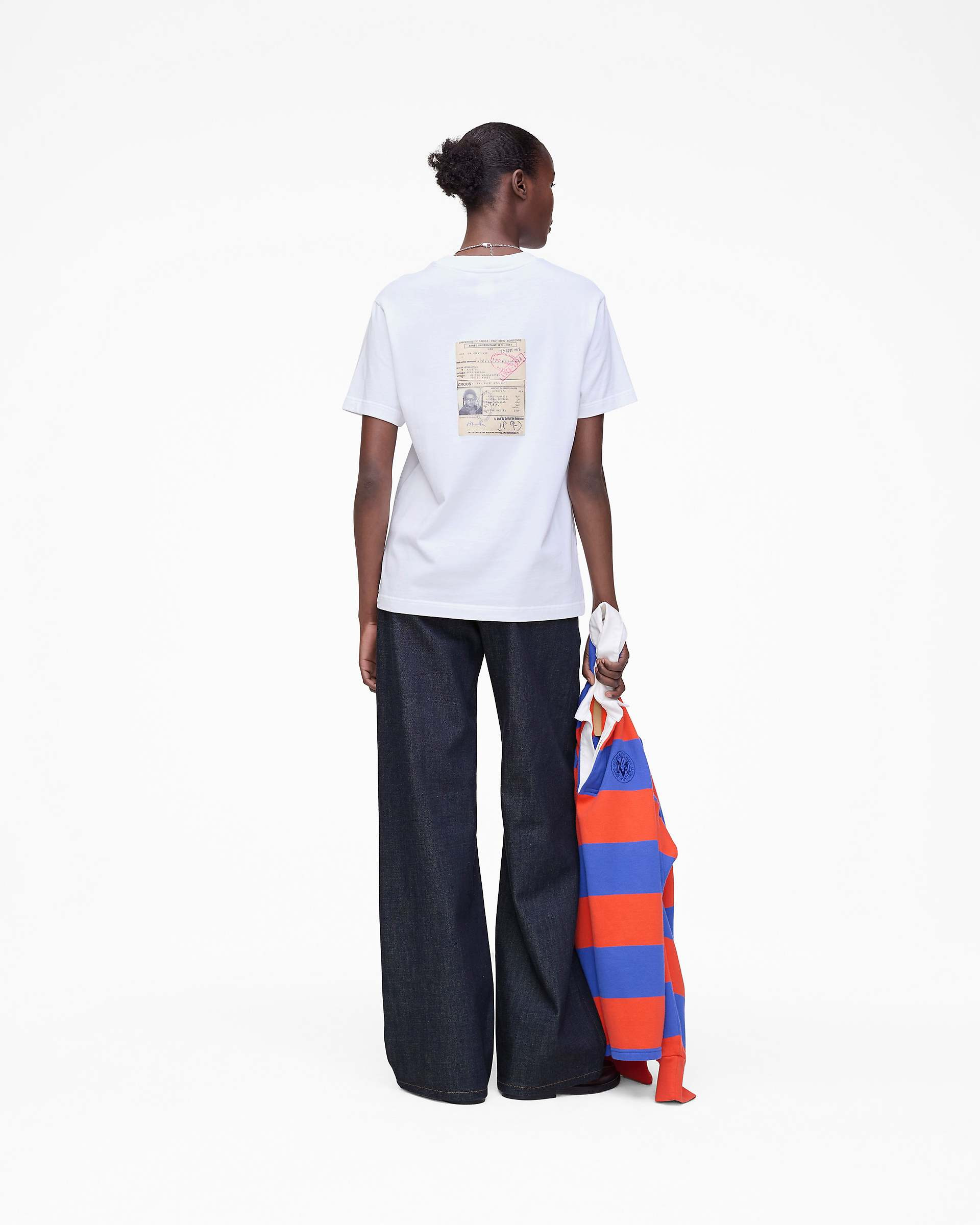 THE A.P.C. X MARC JACOBS CARTE ORANGE T-SHIRT - 5