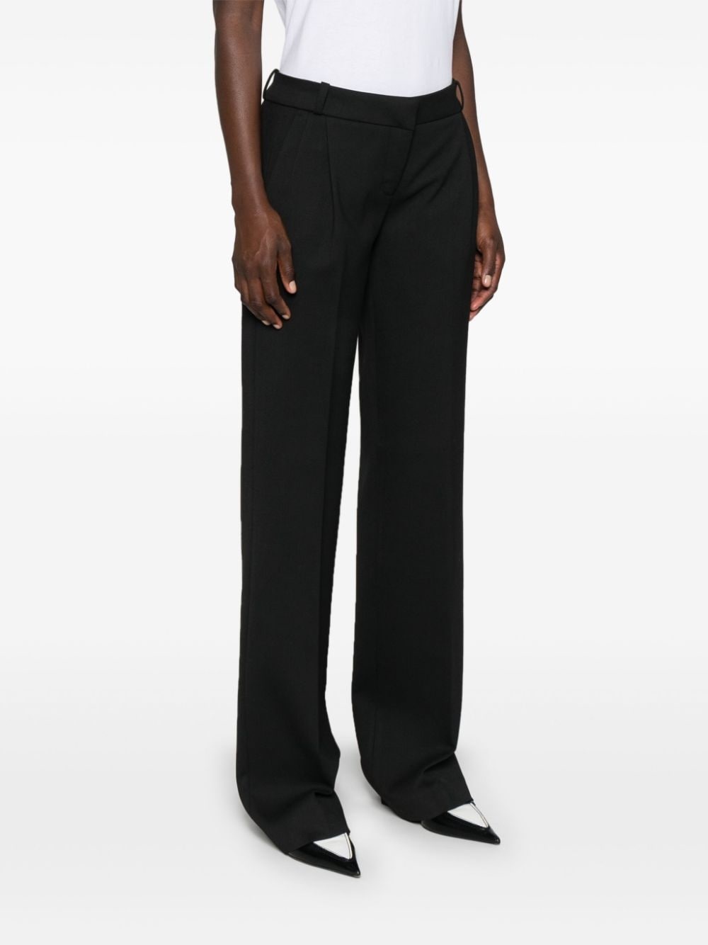 tailored straight trousers - 3