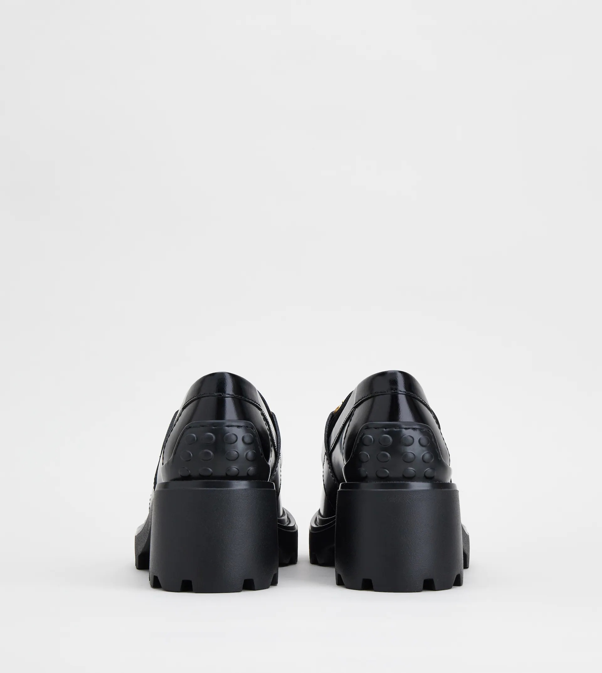 LOAFERS IN LEATHER - BLACK - 4