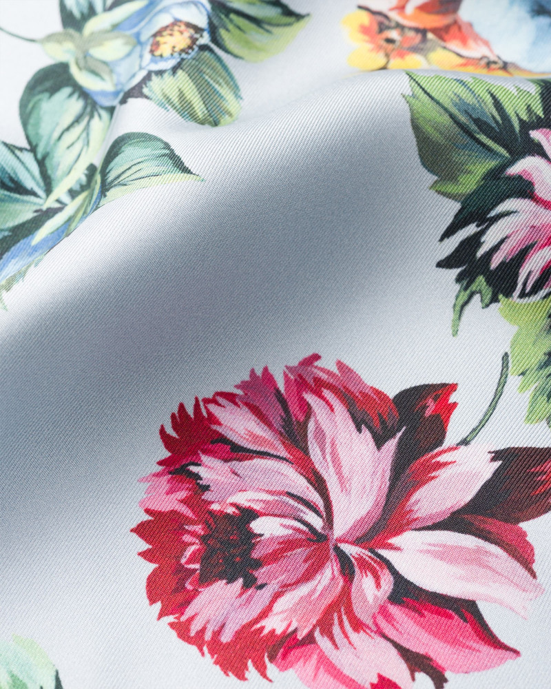 Prada Printed twill scarf outlook