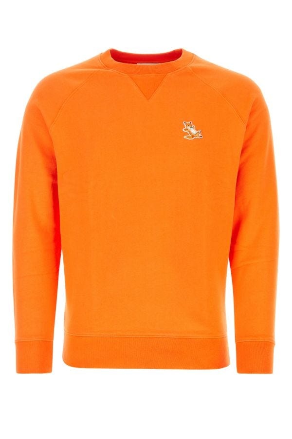 スウェット・トレーナー MAISON KITSUNE Orange Cotton Sweatshirt Maison Kitsuné Orange cotton sweatshirt | gebnegozionline