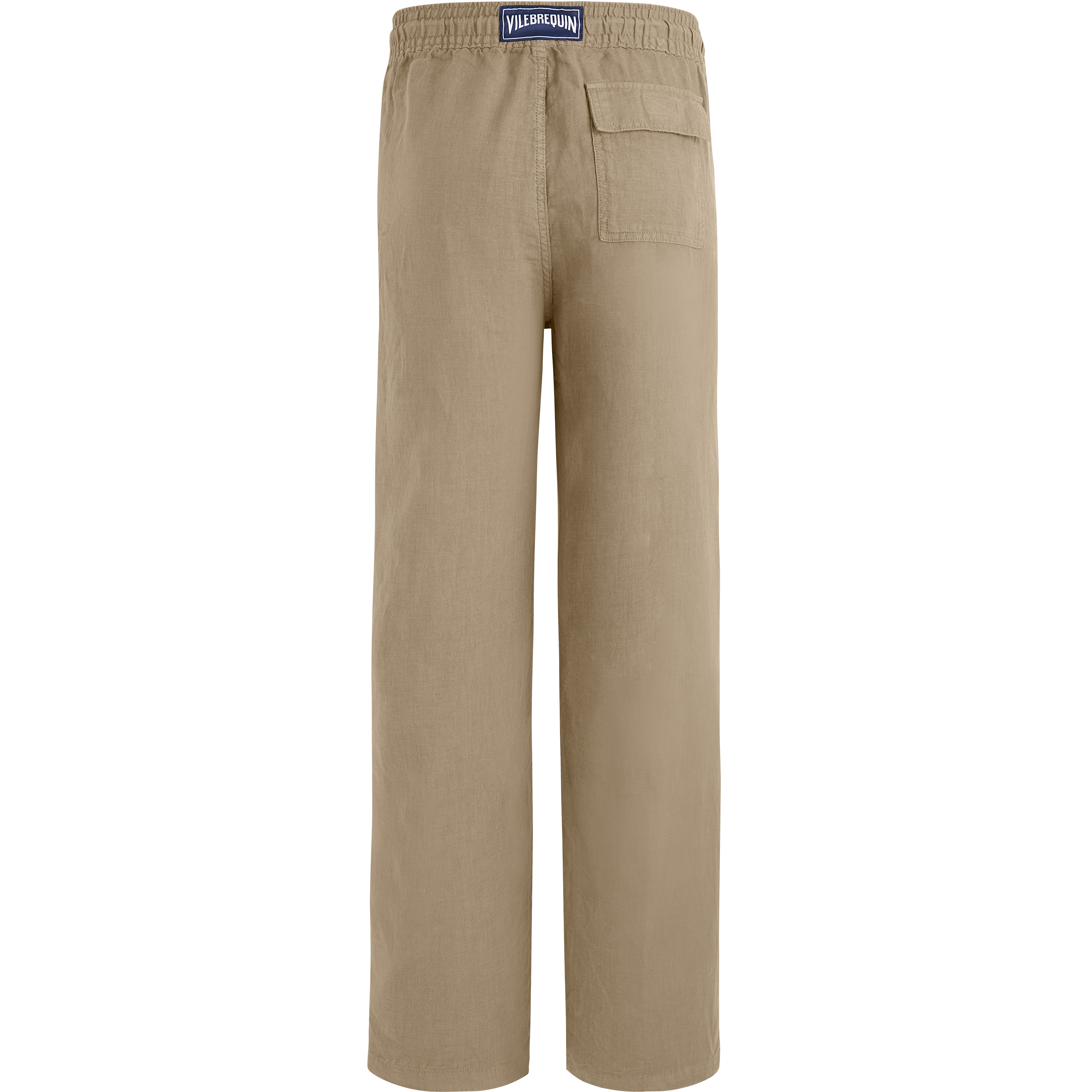 Men Linen Pants Solid - 2