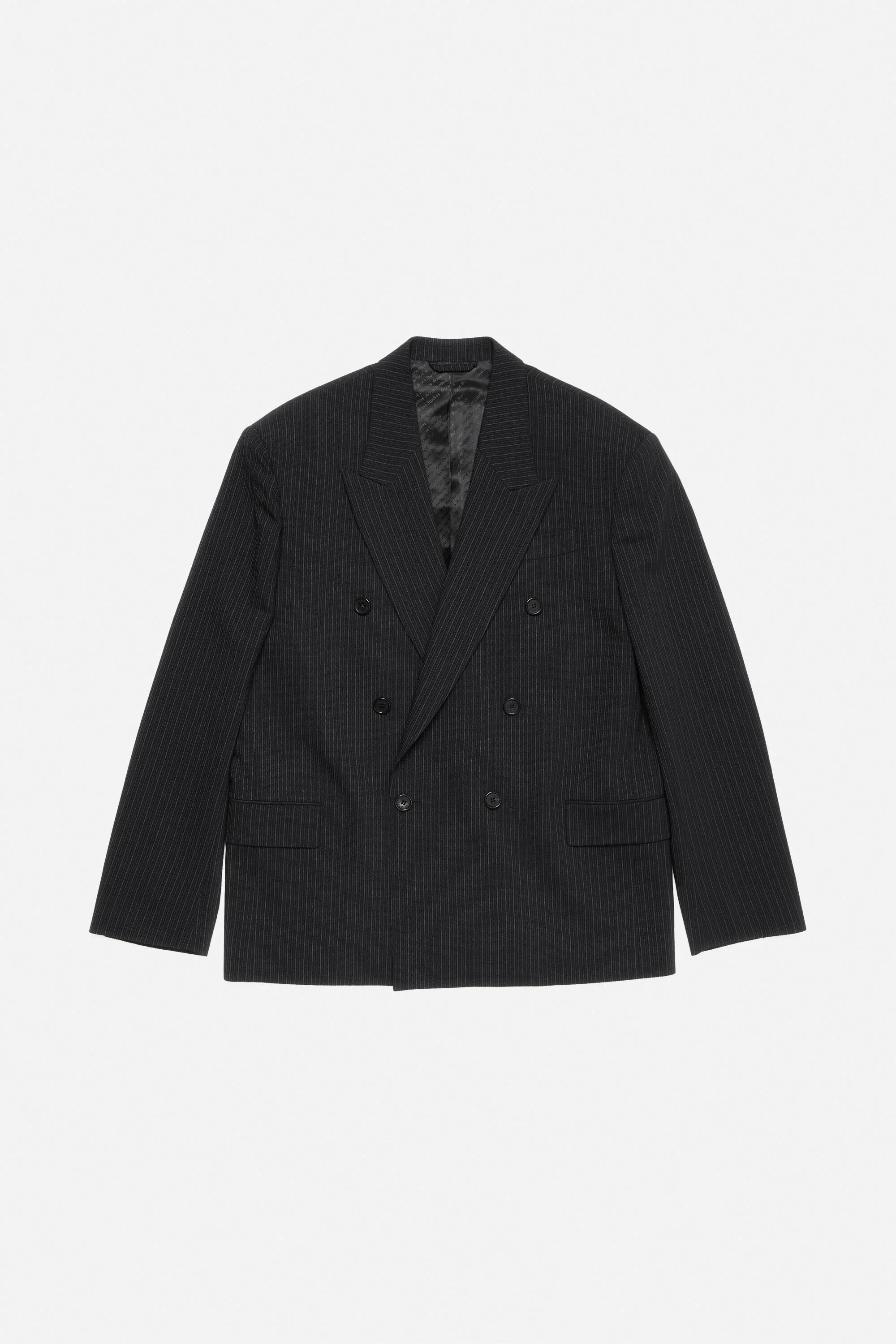Relaxed fit suit jacket - Black - 1