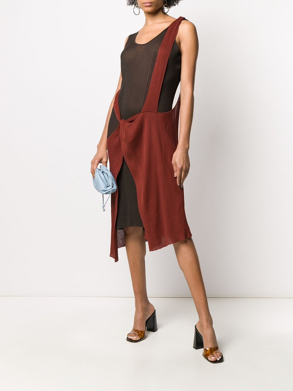 deconstructed knit dress - 2