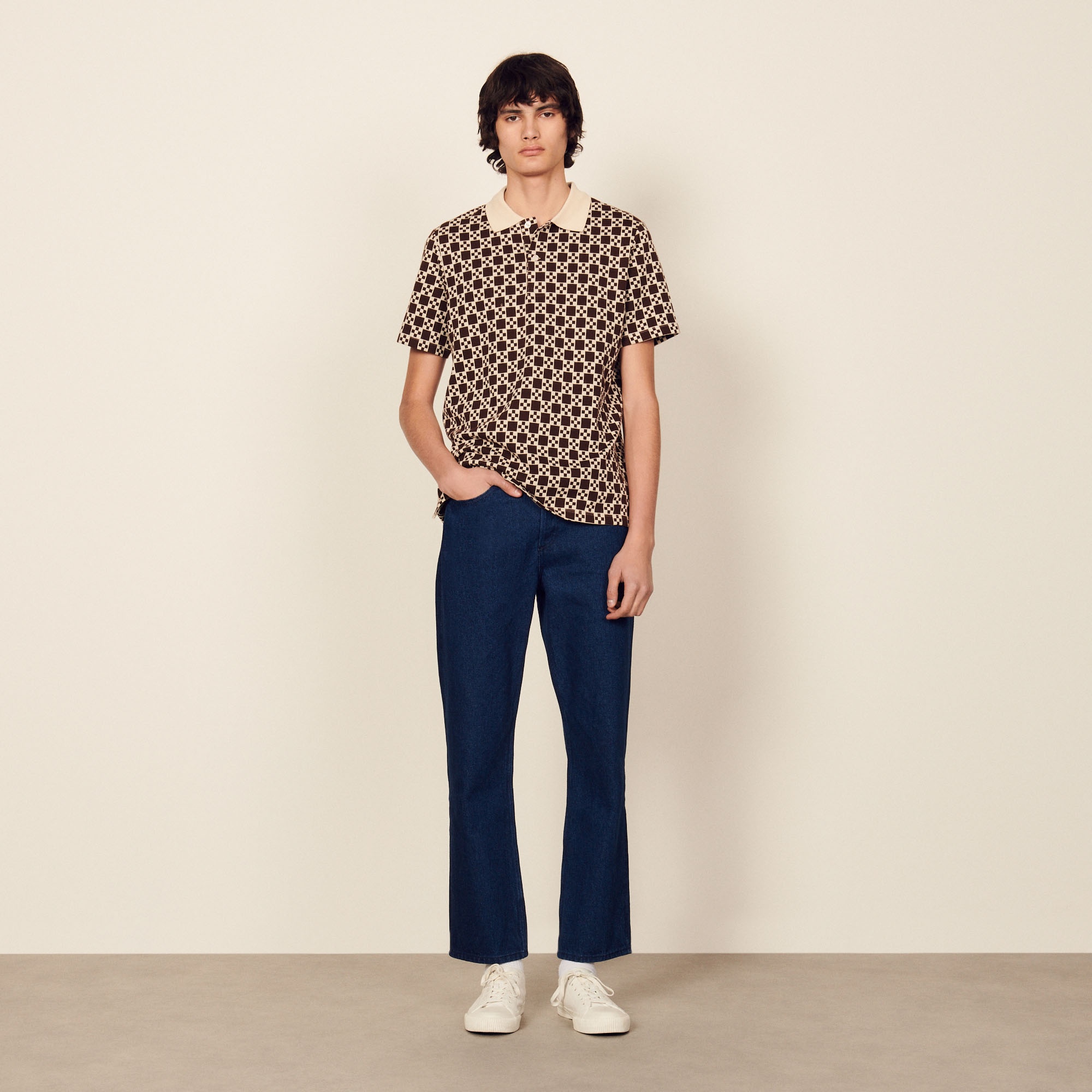 Jacquard polo shirt - 7