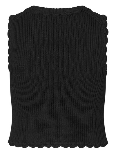 CECILIE BAHNSEN Vimona ribbed-knit top outlook