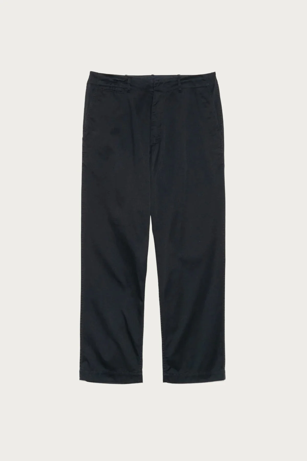 Wide Chino Pants - Black - 1