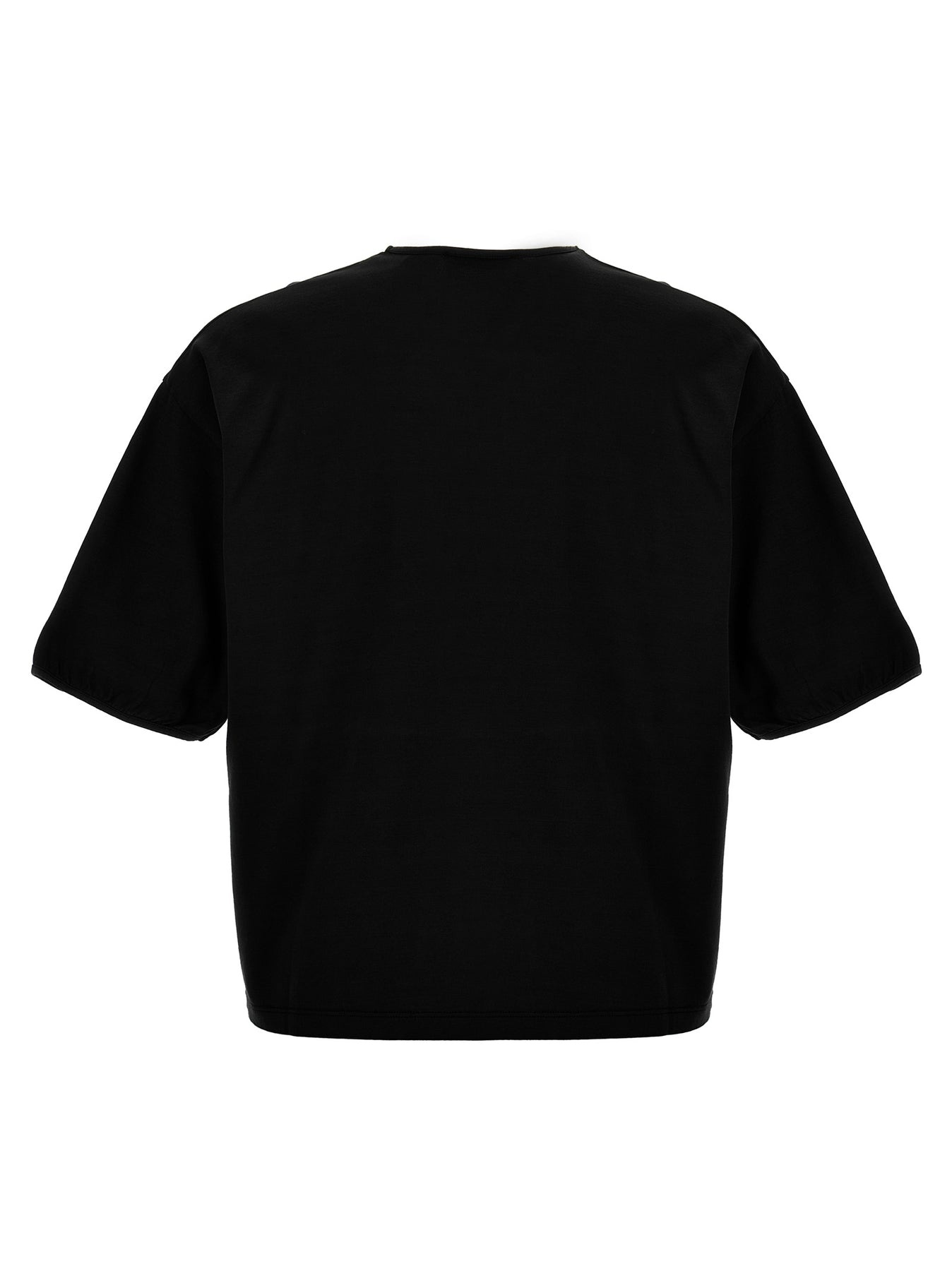 Mercerized Cotton T-Shirt Black - 2