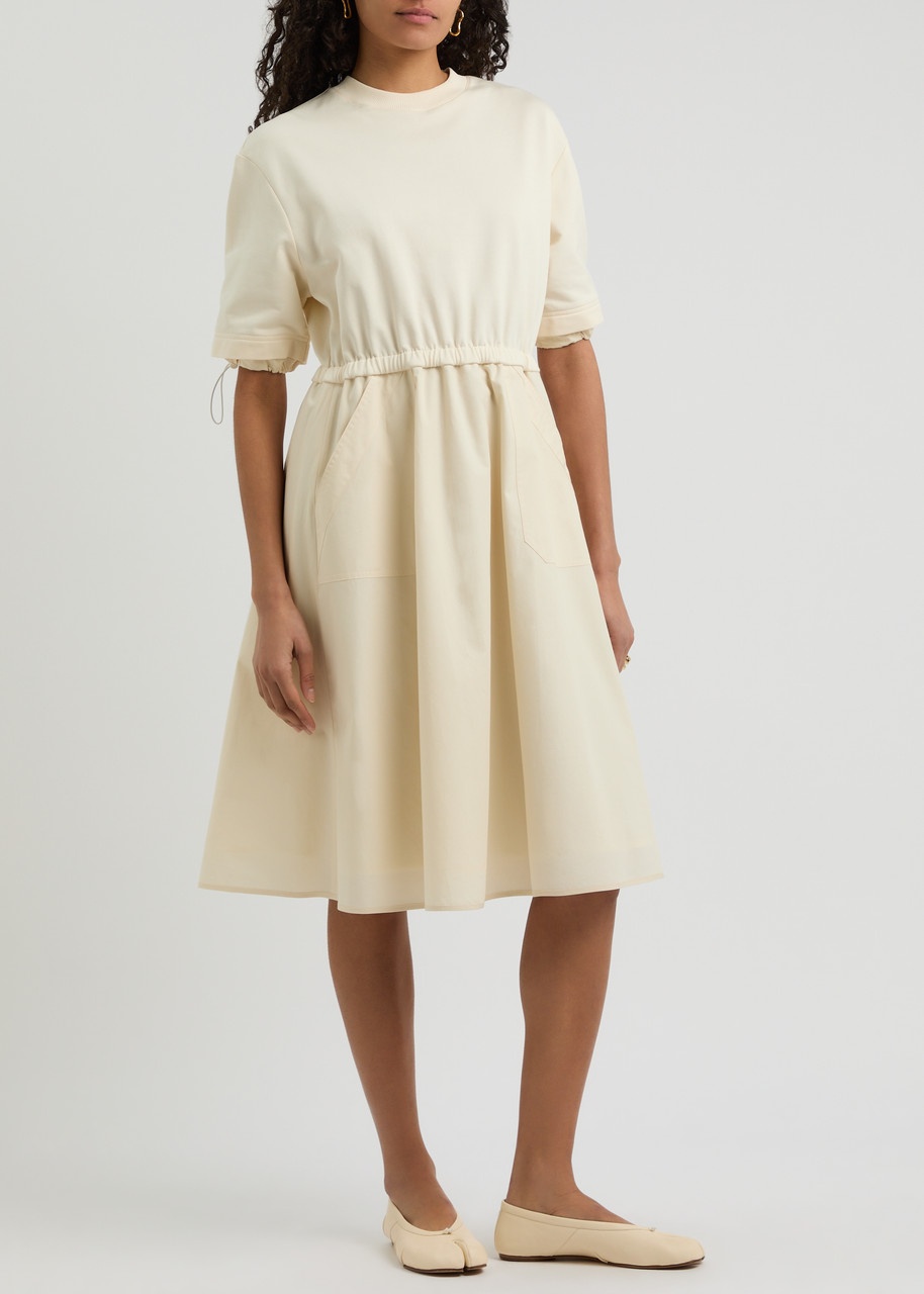 ★【MONCLER】Abito midi dolcevita in cotone★ミディドレス ☆【MONCLER】Abito midi dolcevita in cotone☆ミディドレス