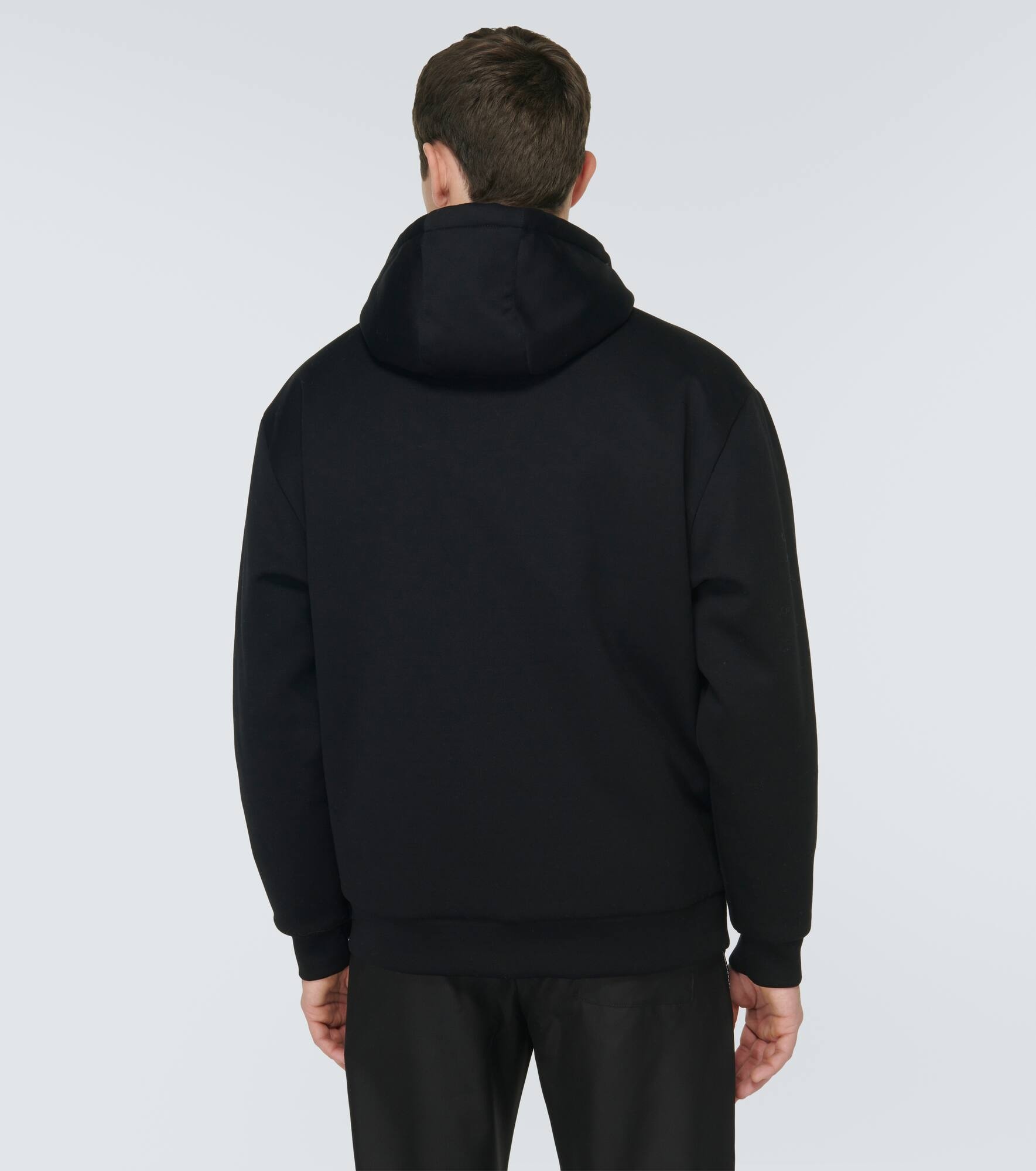 Cotton-blend fleece jacket - 4