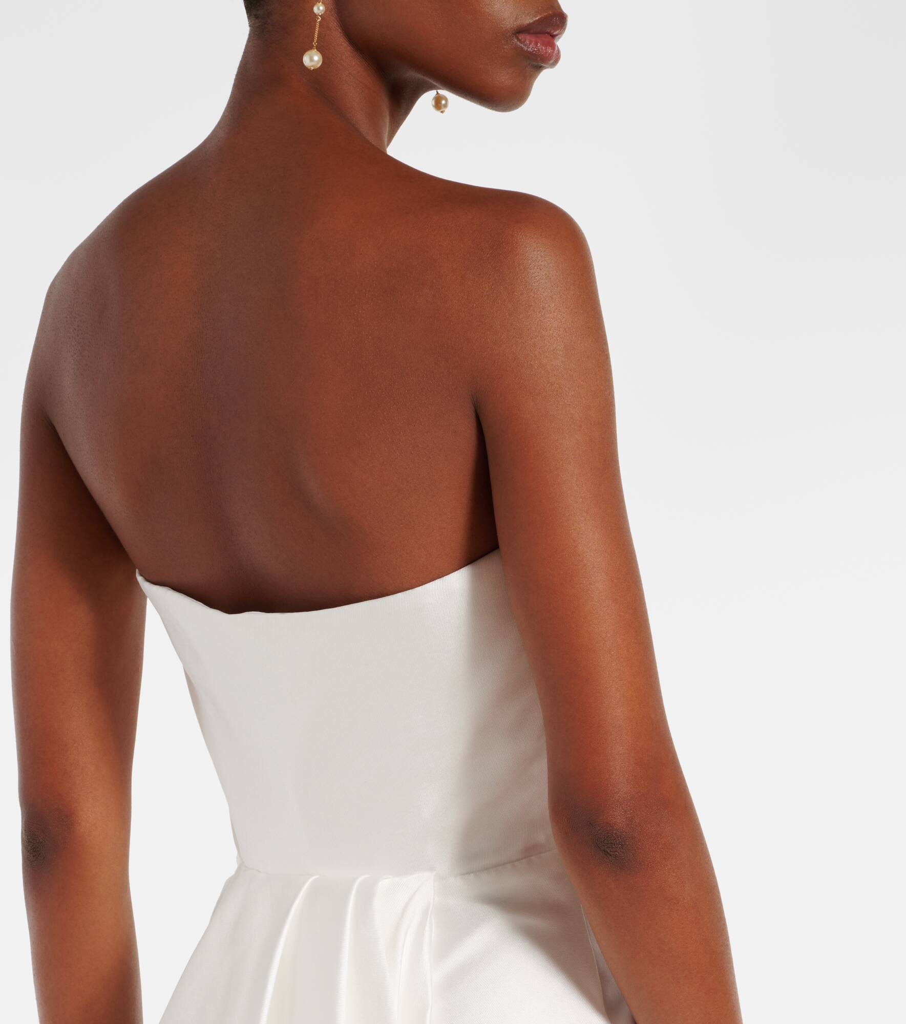 Bridal Imani strapless satin twill gown - 6