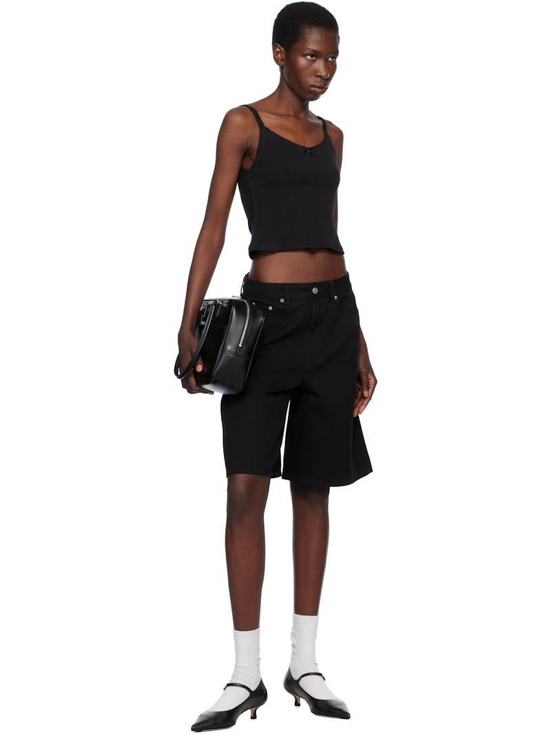 Dunst Black Pointelle Sleeveless Camisole outlook