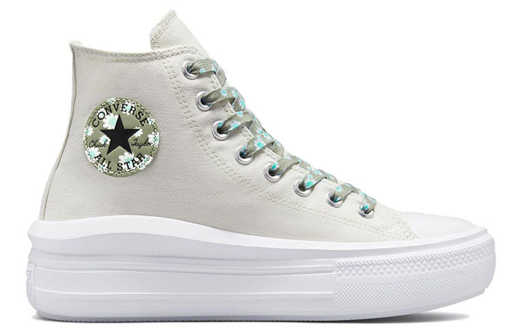 (WMNS) Converse Chuck Taylor All Star Move Platform 'Gray Green' A00838C - 2