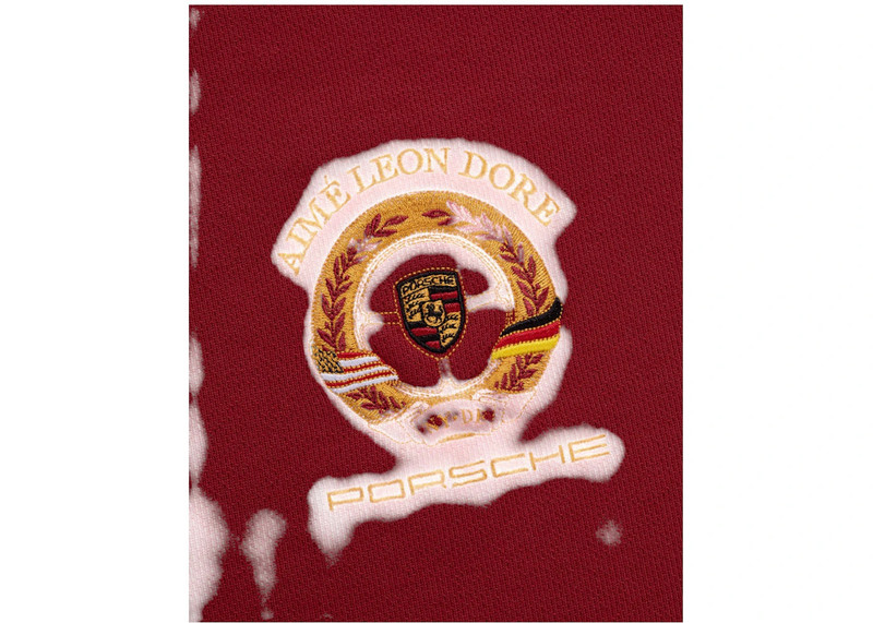 AIMÉ LEON DORE Aime Leon Dore x Porsche 993 Turbo Embroidered Crewneck Sweatshirt Merlot outlook