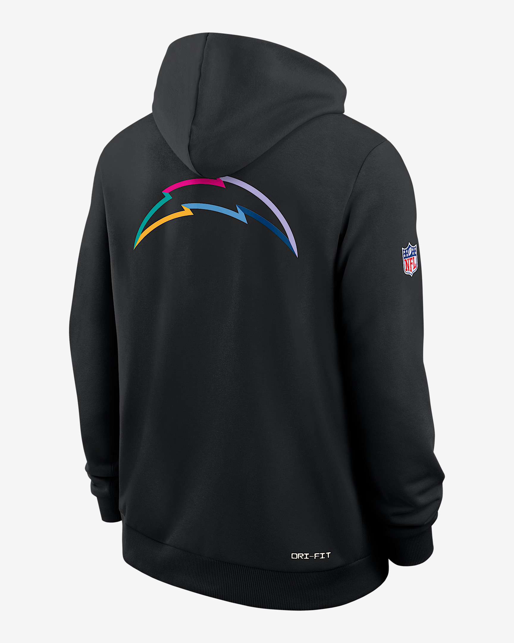 Los Angeles Chargers Crucial Catch Sideline Men's Nike Dri-FIT NFL Pullover Hoodie - 2