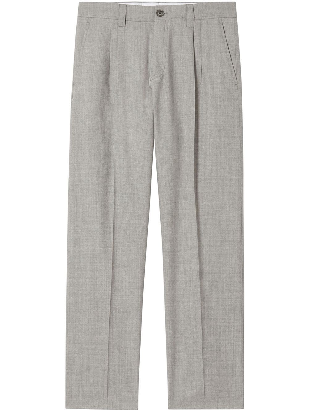 logo-panel tailored trousers - 1