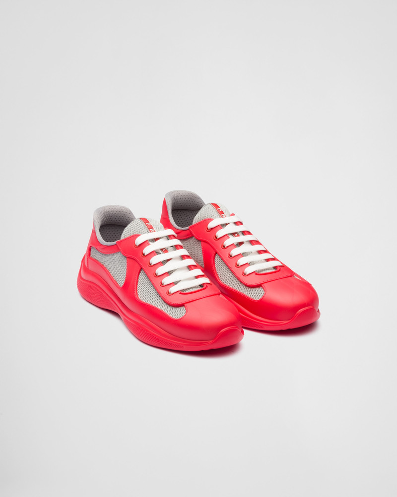 Prada America's Cup Soft rubber and bike fabric sneakers - 1