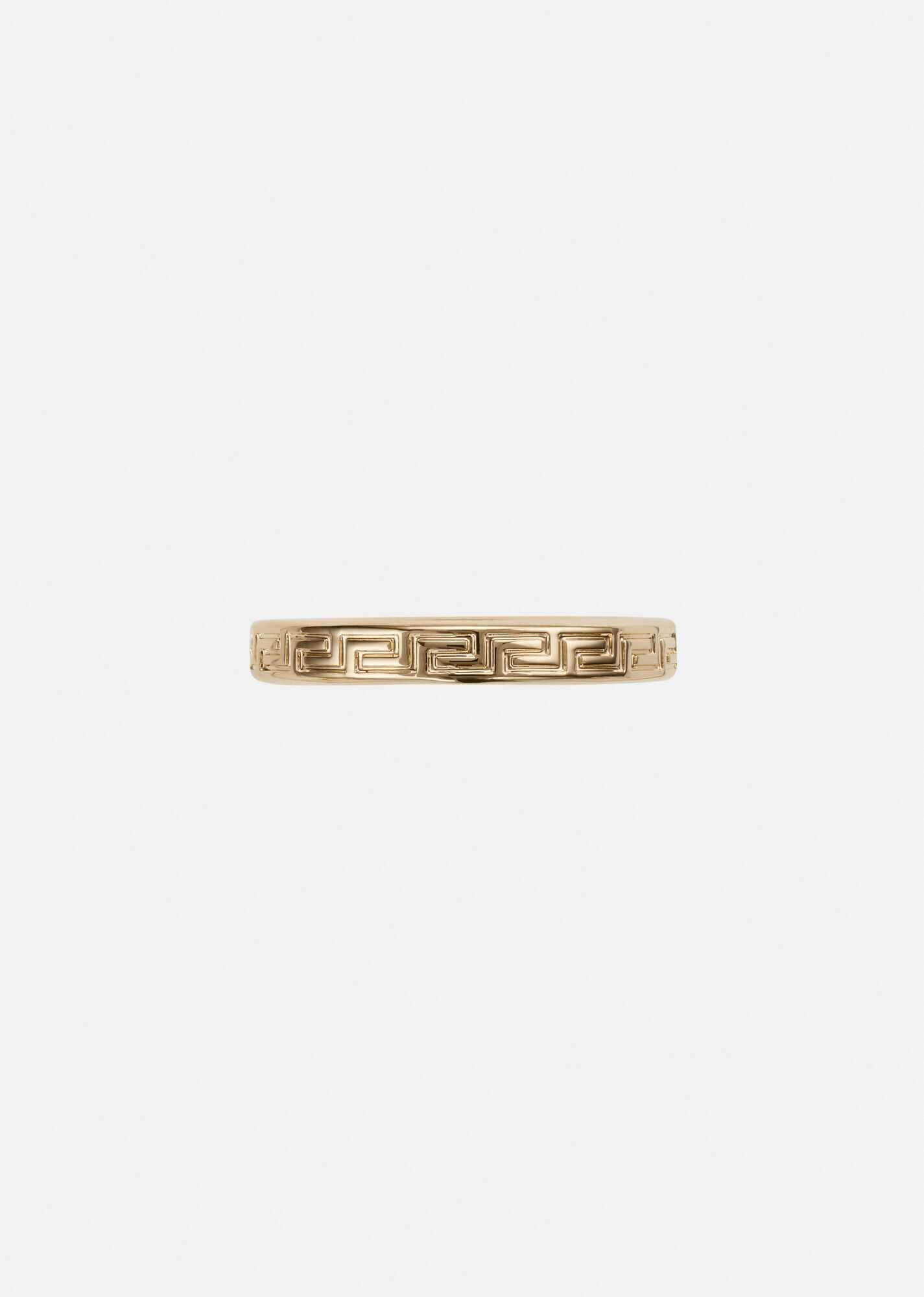 Engraved Greek Key Ring - 1