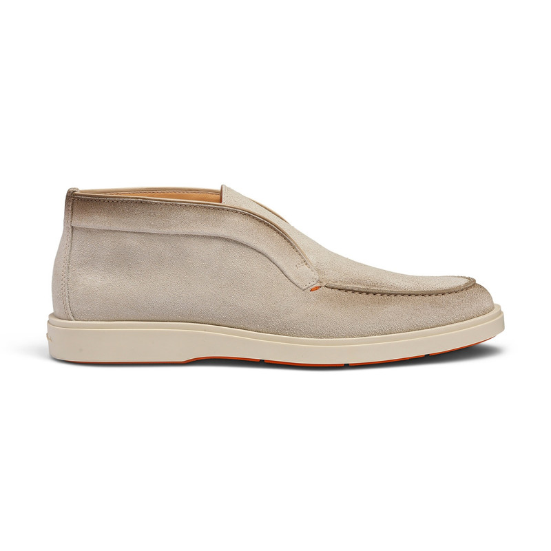 Men's beige suede desert boot - 1