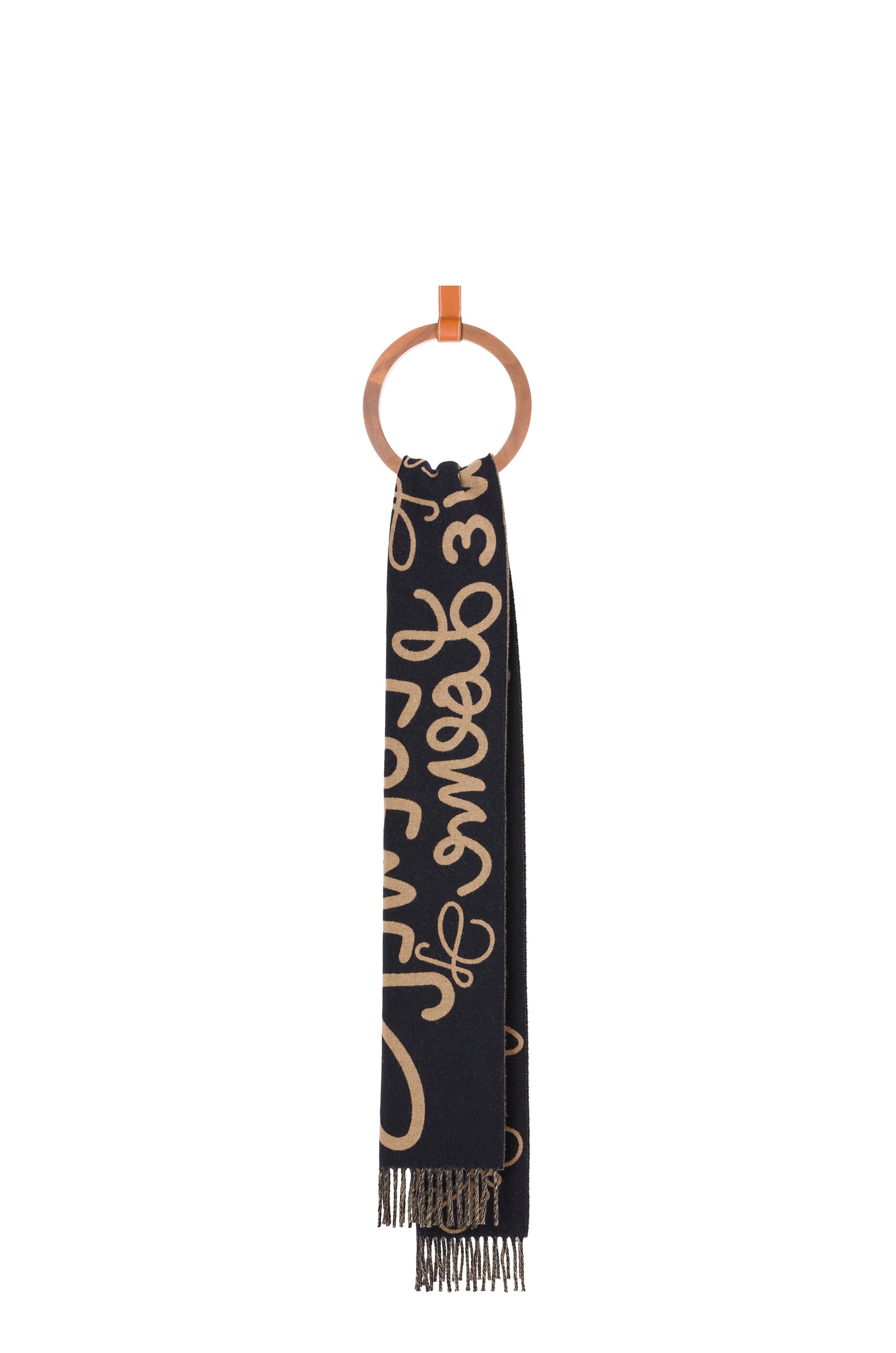 LOEWE scarf in wool and cashmere - 2