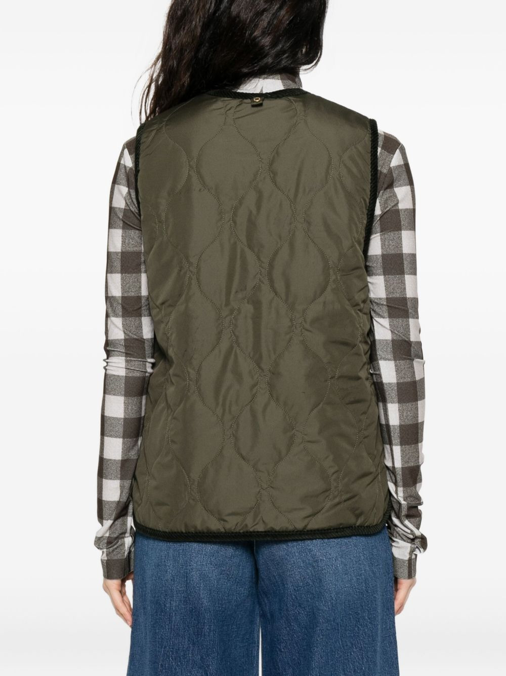 quilted borg-lined vest - 4