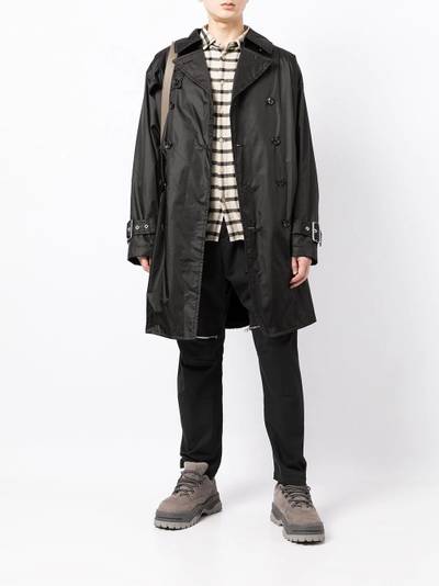 MASTERMIND WORLD belted trench coat outlook