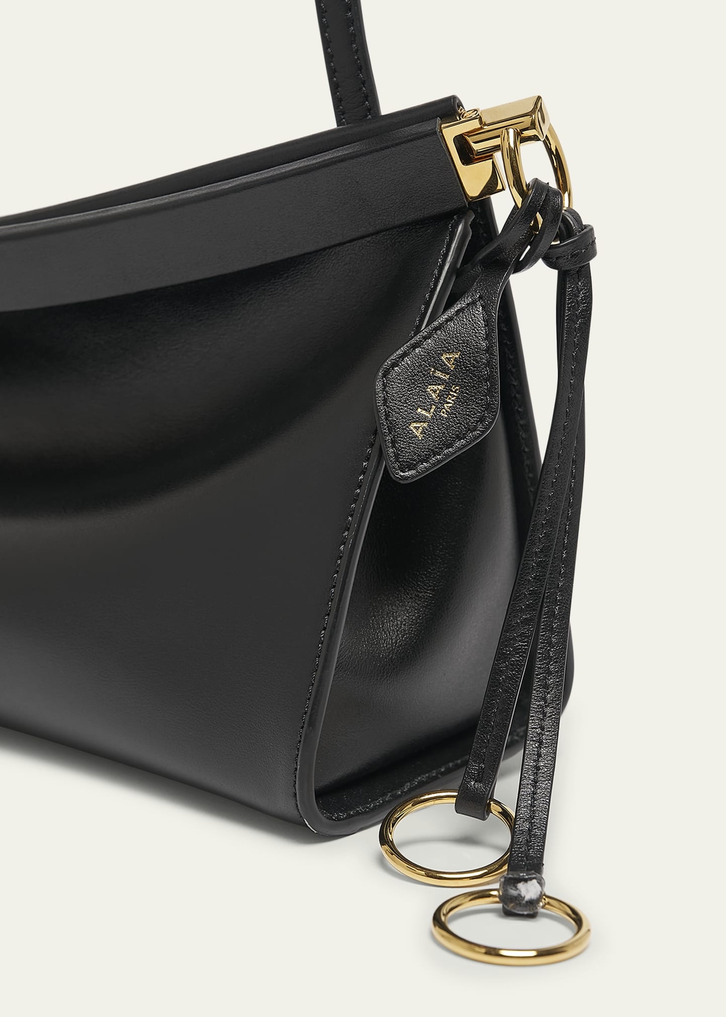 Le Click Medium Shoulder Bag in Glossy Leather - 5