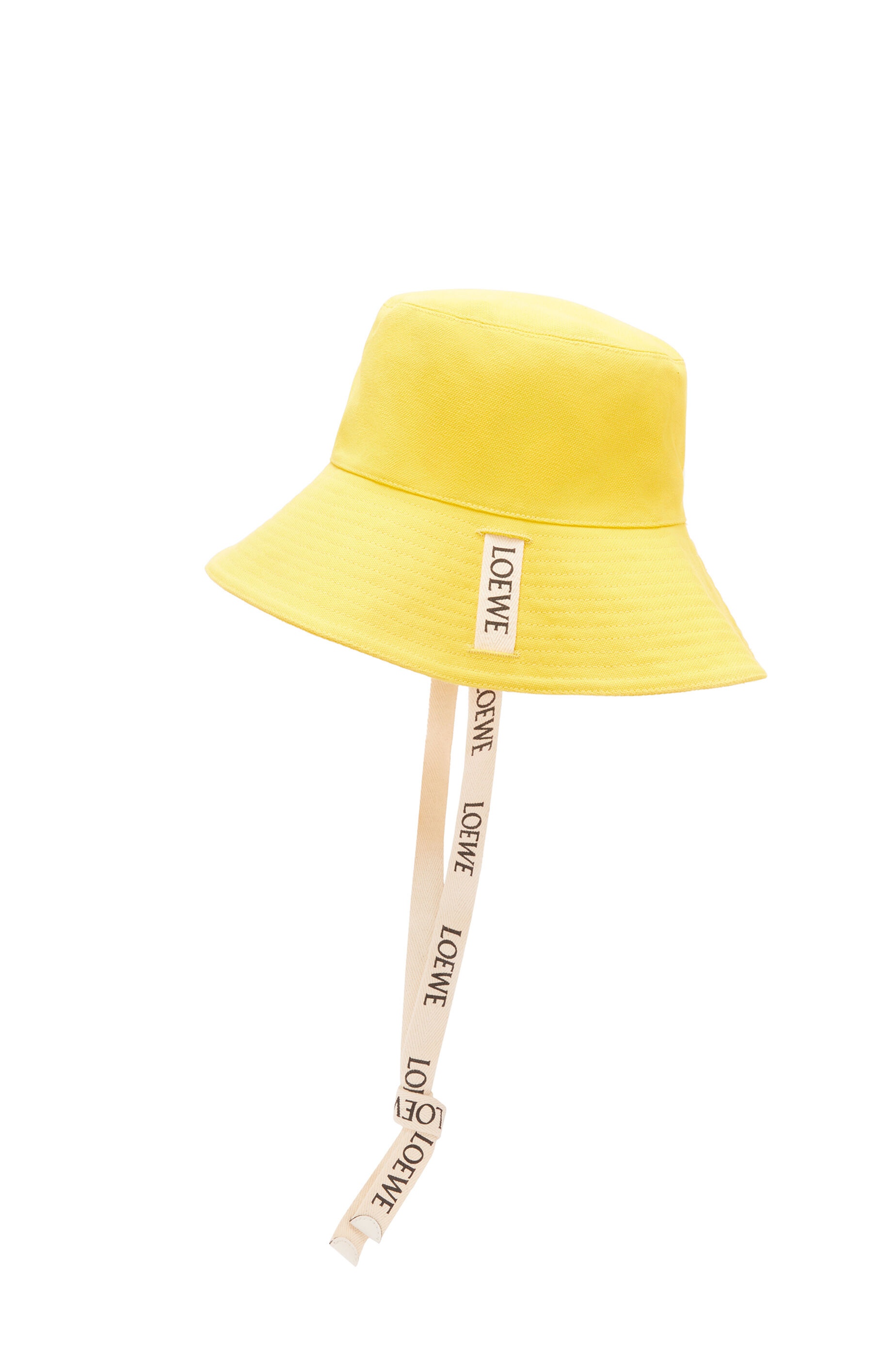 Fisherman hat in canvas and calfskin - 3